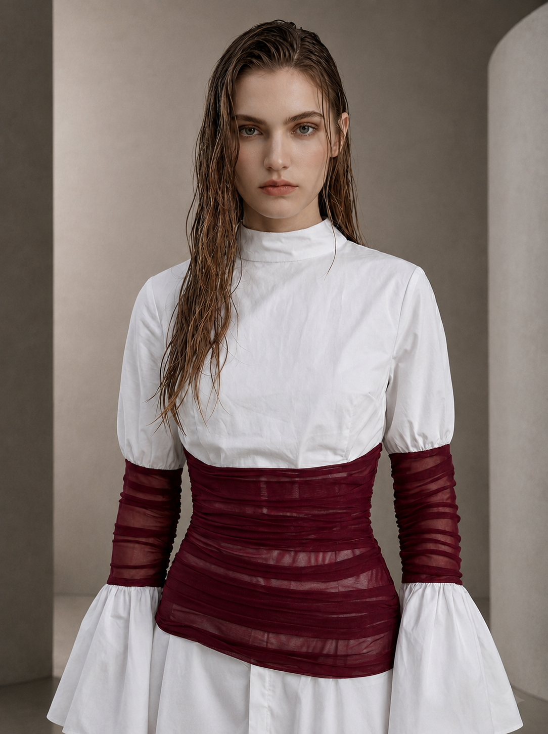 03 Draped Waist Dress