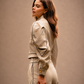 RŪH 02 Asymmetric Trousers in a wide-leg tailored silhouette