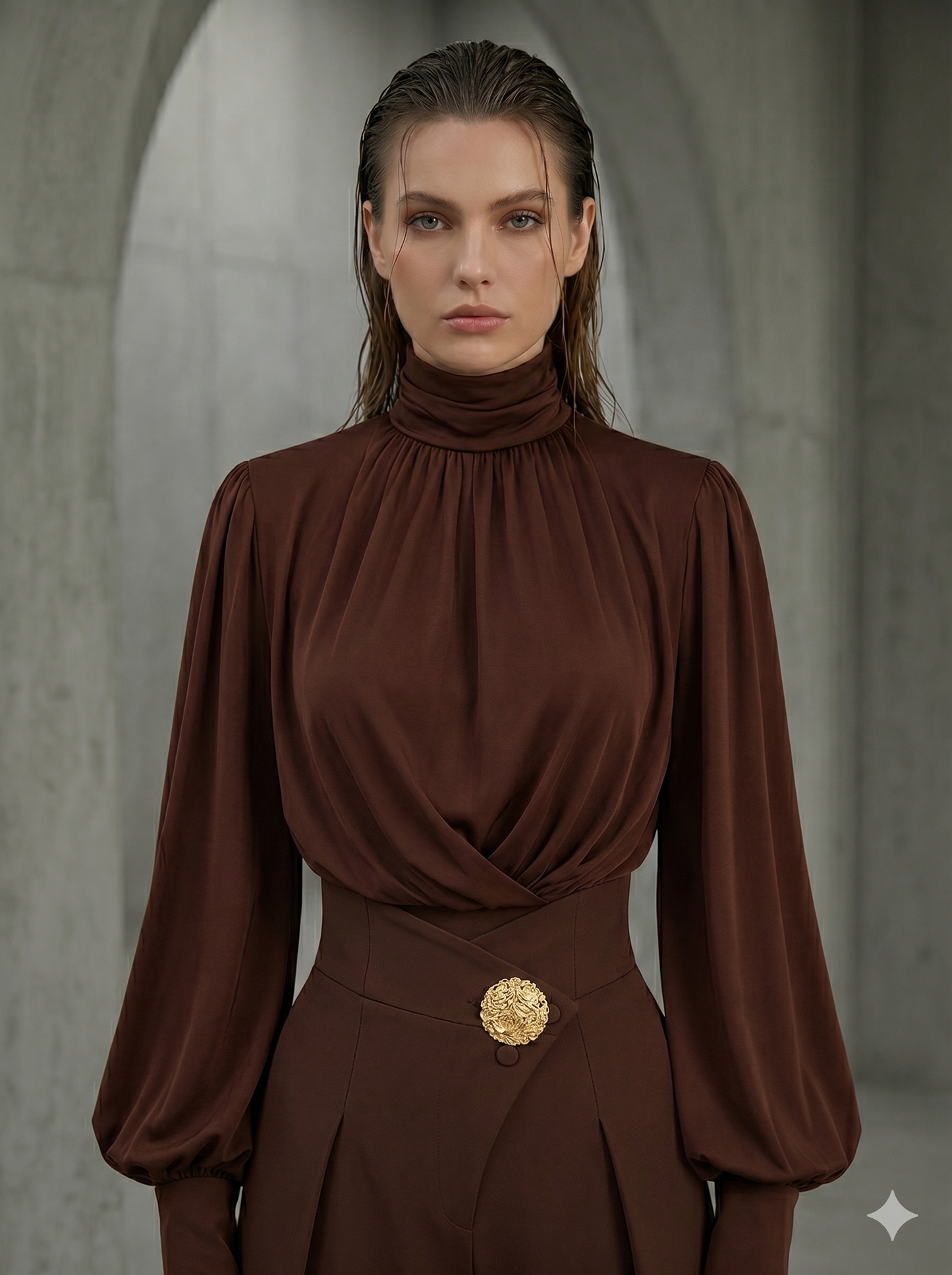 05 Gathered Top
